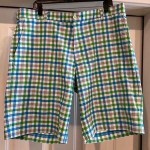 NikeGolf~NWOT~Men’s Bold Plaid Print Dri-Fit Shorts